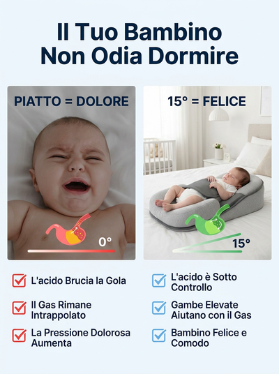 RAVIDI™ Baby Dream - Per Reflusso, Coliche & Riposo Tranquillo