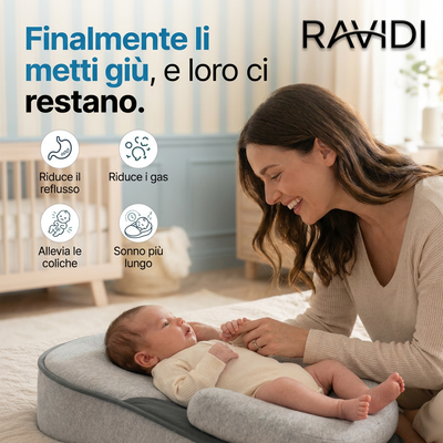 RAVIDI™ Baby Dream - Per Reflusso, Coliche & Riposo Tranquillo