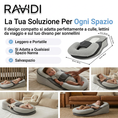 RAVIDI™ Baby Dream - Per Reflusso, Coliche & Riposo Tranquillo